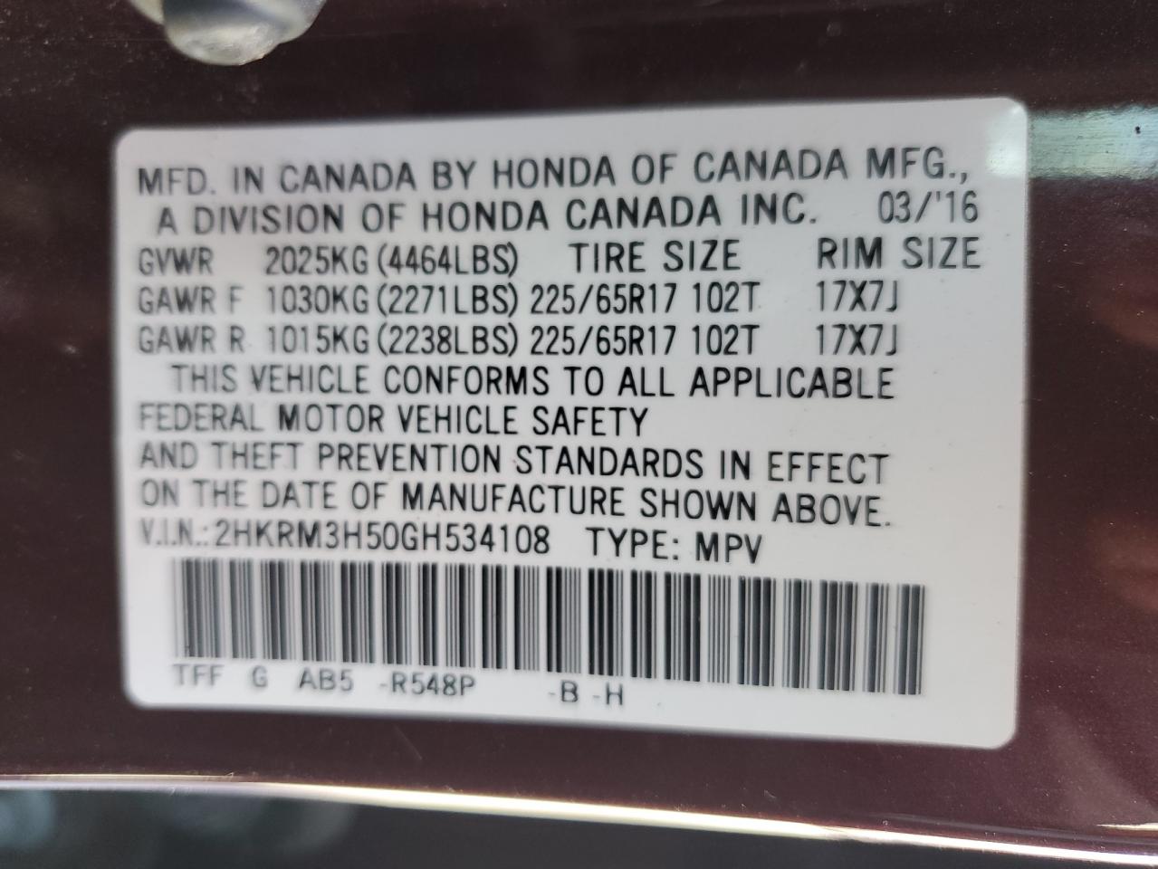 2016 Honda CR-V - Image 13