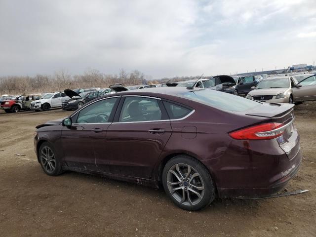 Sedans FORD FUSION 2017 Burgundy
