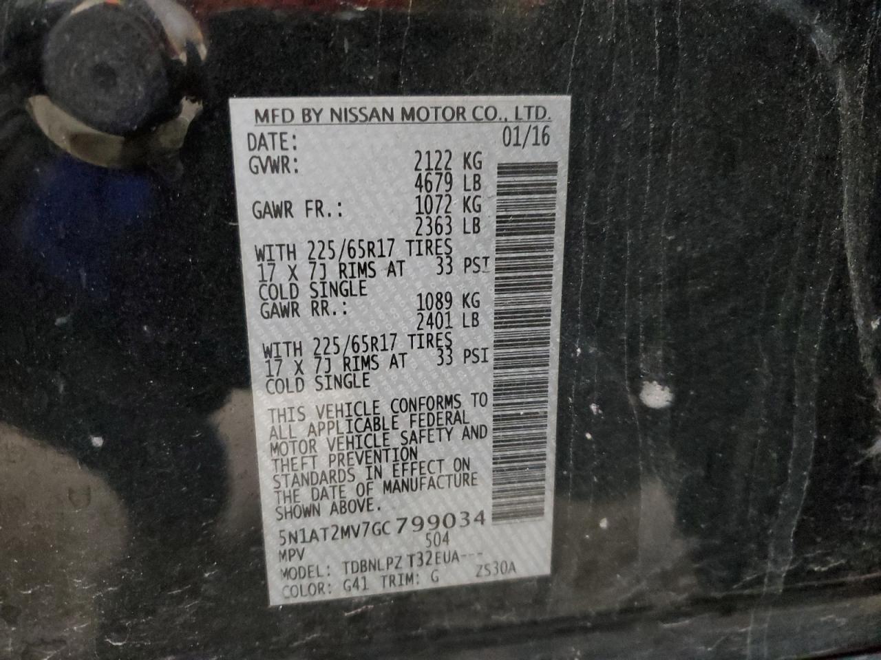 2016 Nissan Rogue - Image 13