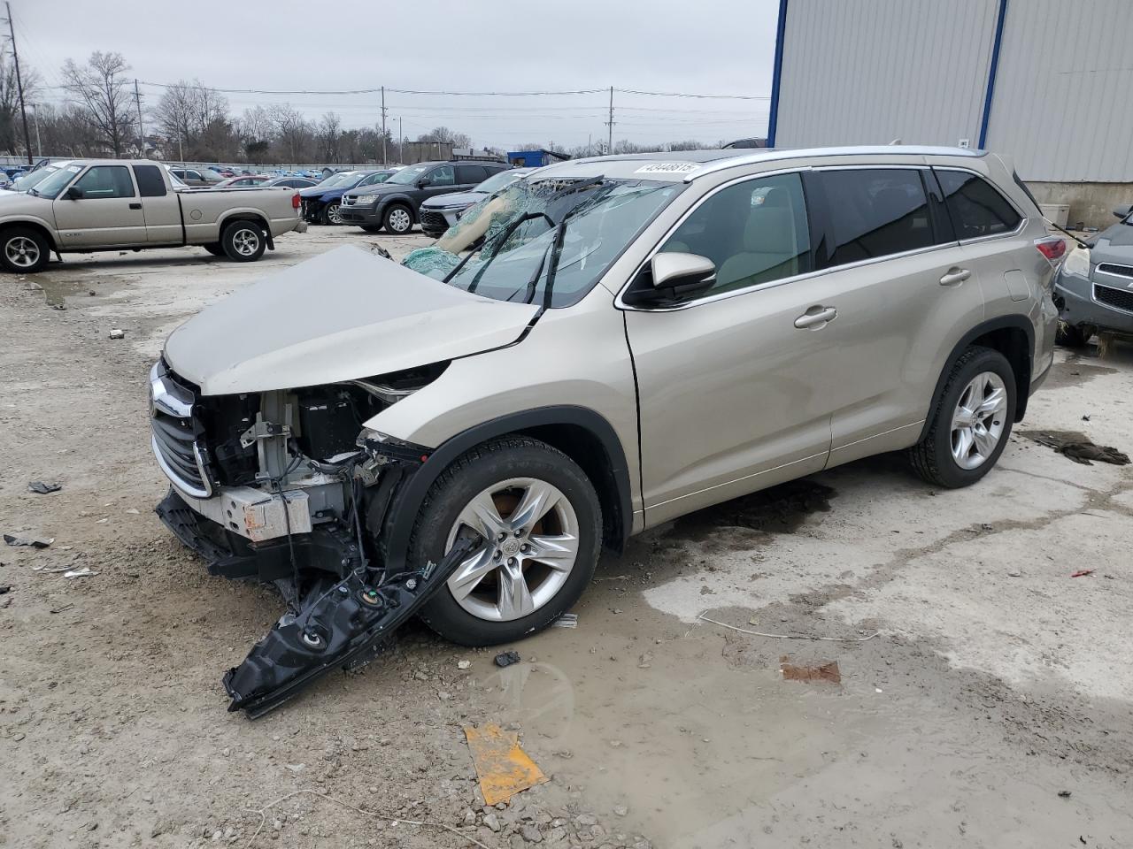 2014 Toyota Highlander Limited VIN: 5TDDKRFH0ES017821 Lot: 43448815