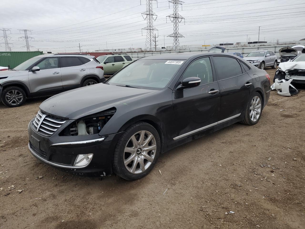 2012 Hyundai Equus Signature на продаже в Elgin, IL - Front End