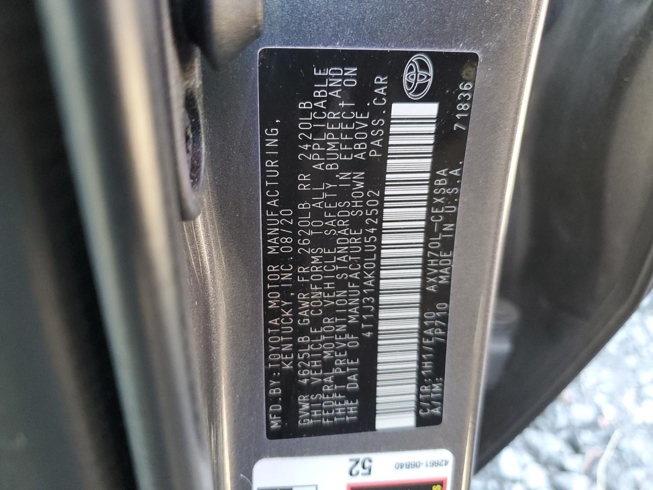 2020 Toyota Camry - Image 13