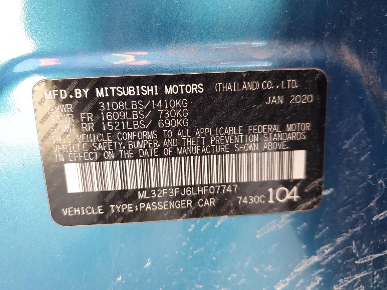 2020 Mitsubishi Mirage - Image 14