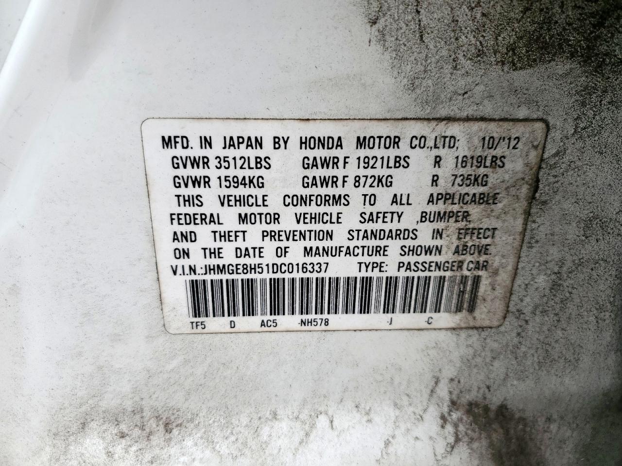 2013 Honda Fit - Image 14