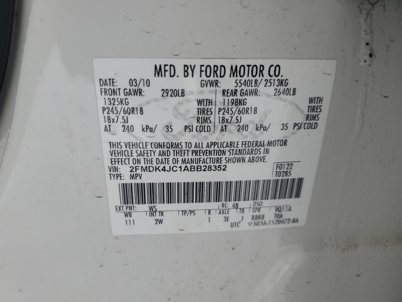 2010 Ford Edge - Image 13