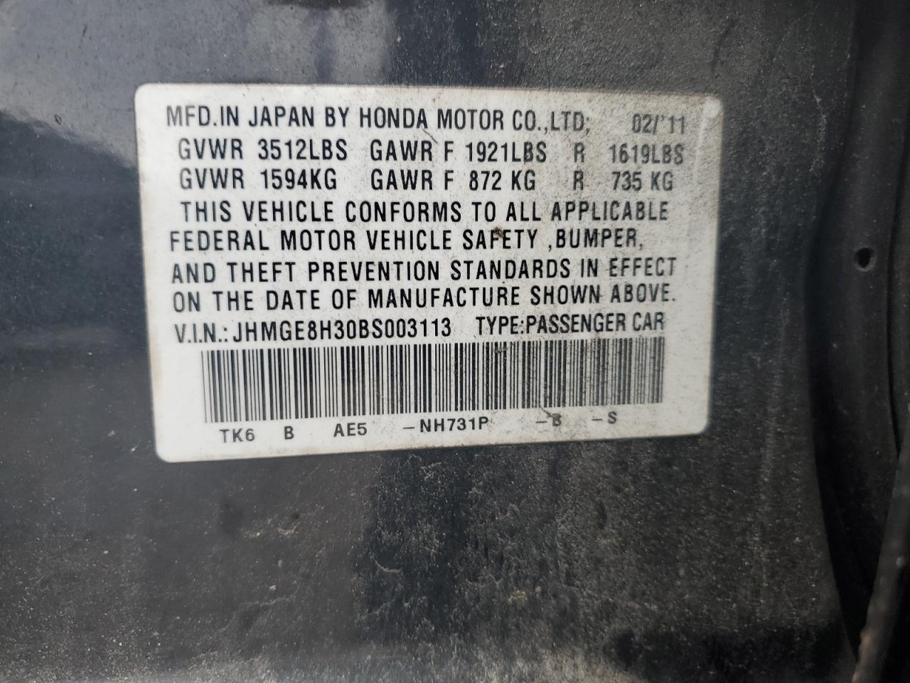 2011 Honda Fit - Image 14