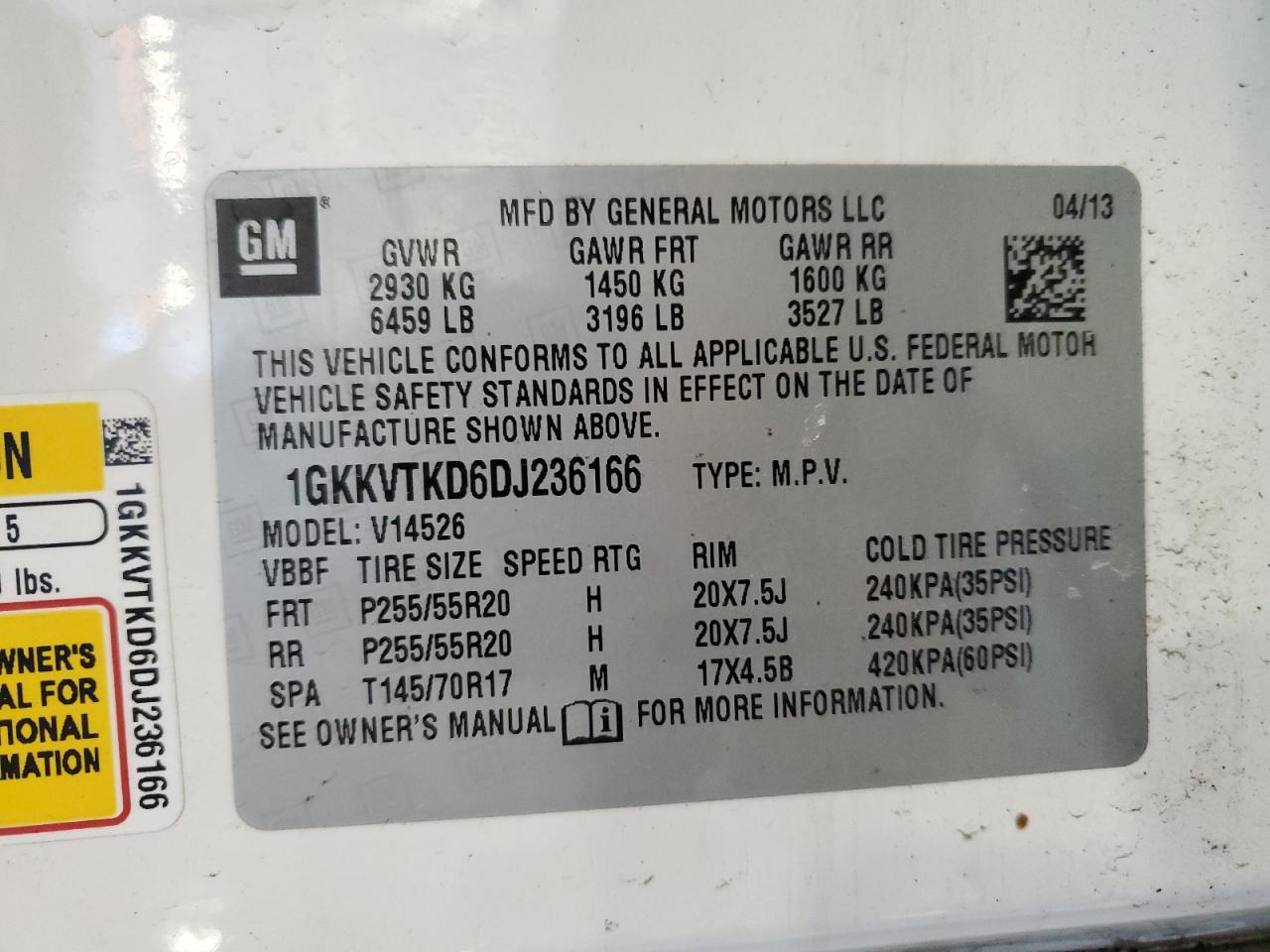 2013 GMC Acadia - Image 13