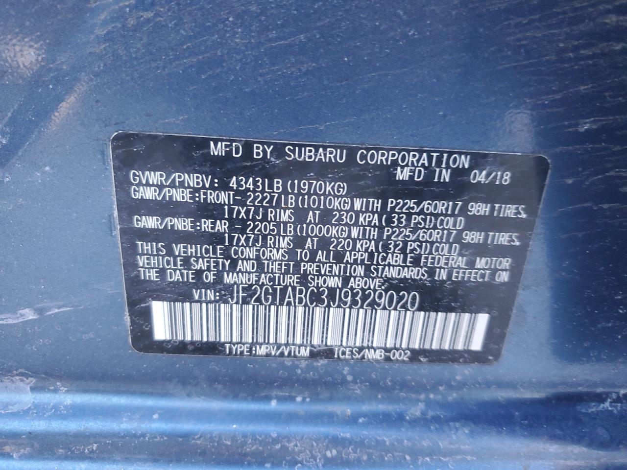 2018 Subaru XV - Image 12