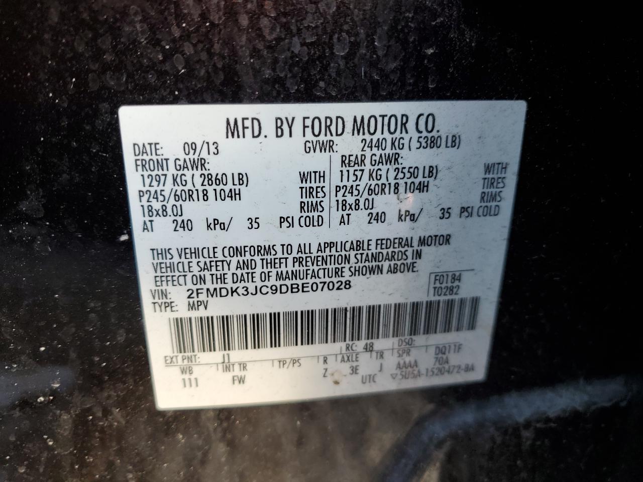 2013 Ford Edge - Image 14