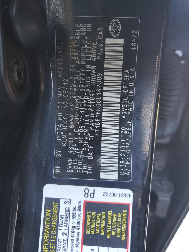 2012 Toyota Camry - Image 13