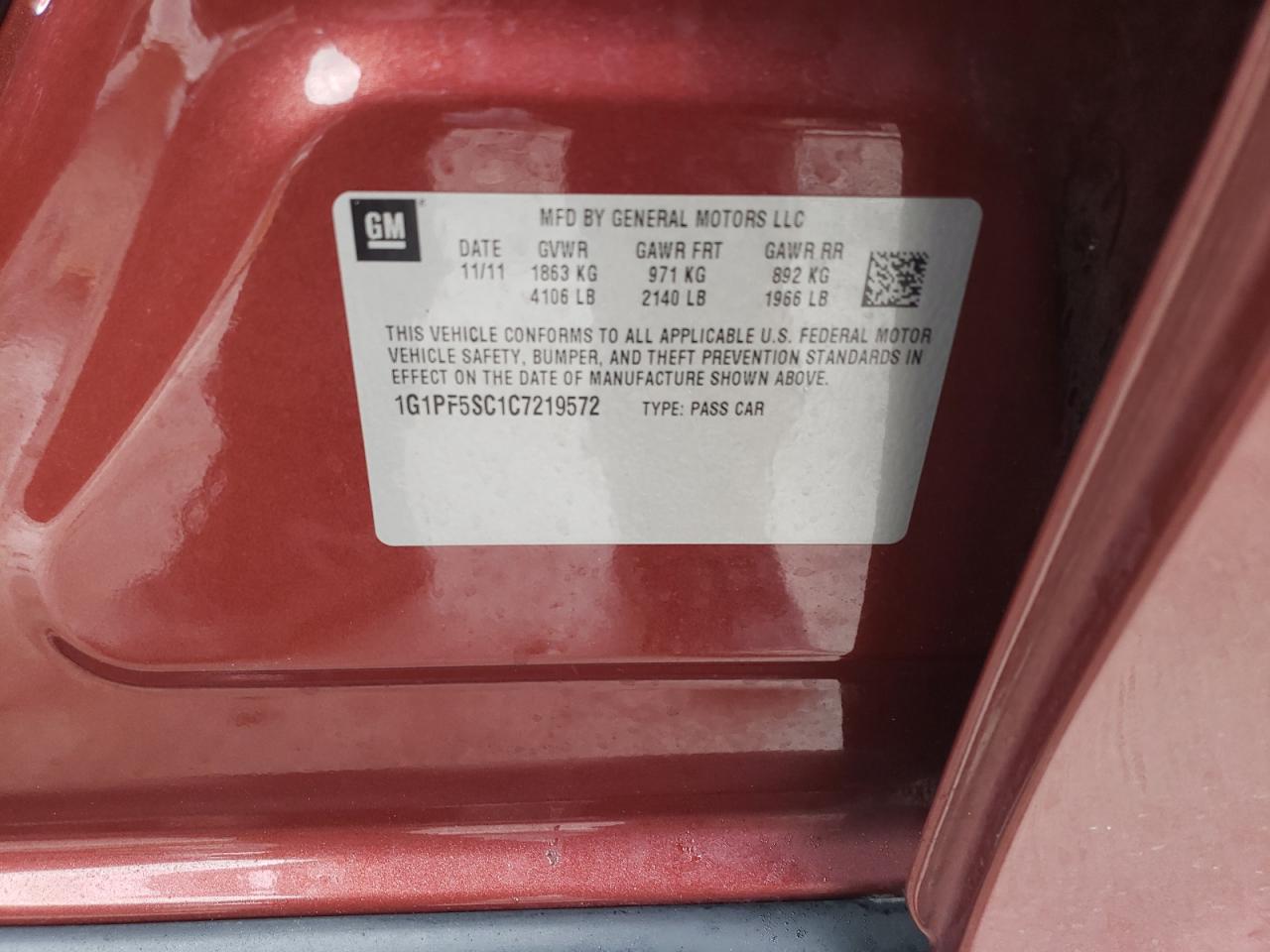 2012 Chevrolet Cruze - Image 12