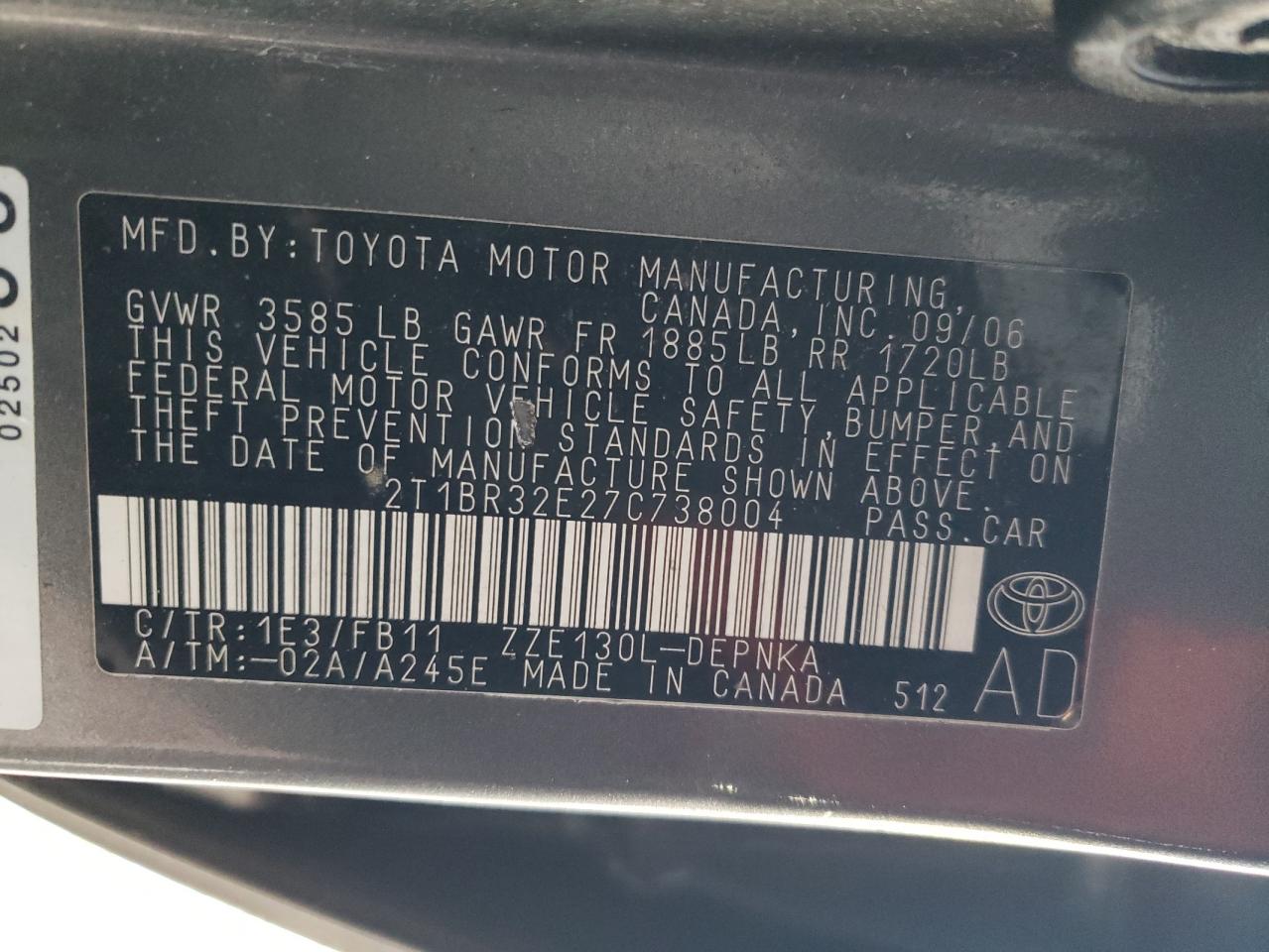 2007 Toyota Corolla - Image 14