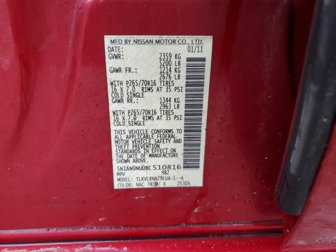 2011 Nissan XTerra - Image 15