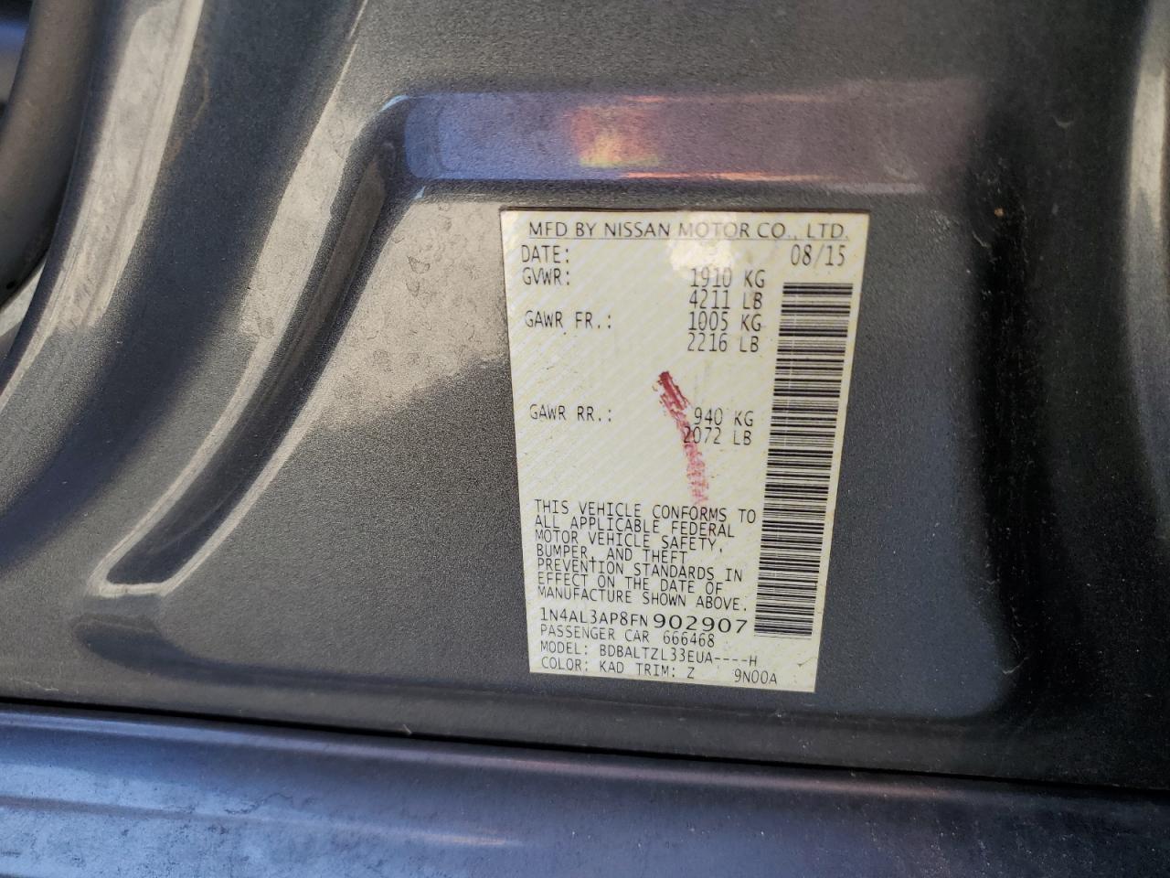 2015 Nissan Altima - Image 12