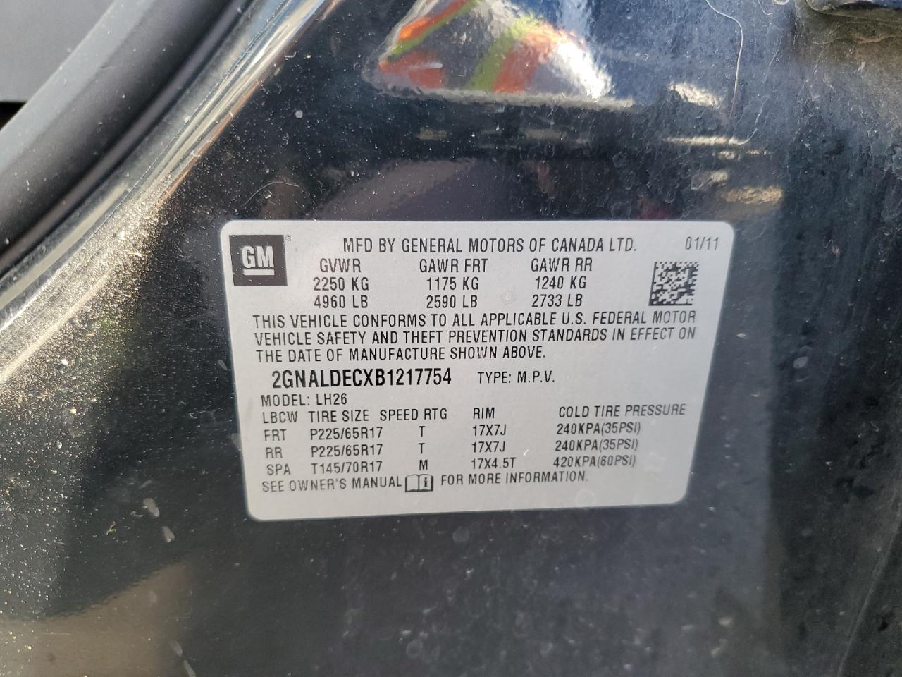 2011 Chevrolet Equinox - Image 12