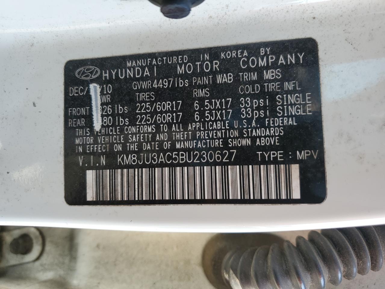 2011 Hyundai Tucson - Image 13