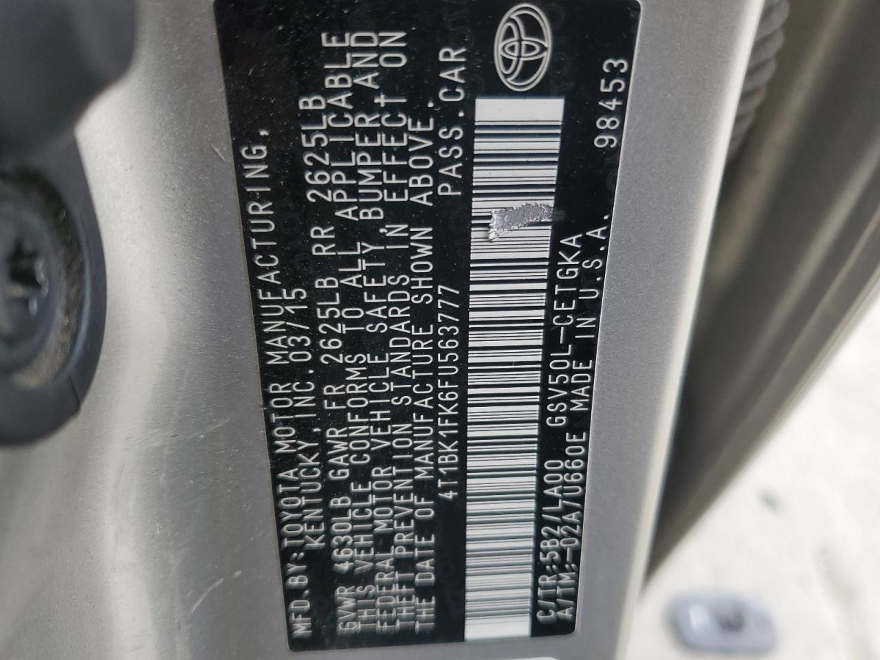 2015 Toyota Camry - Image 13