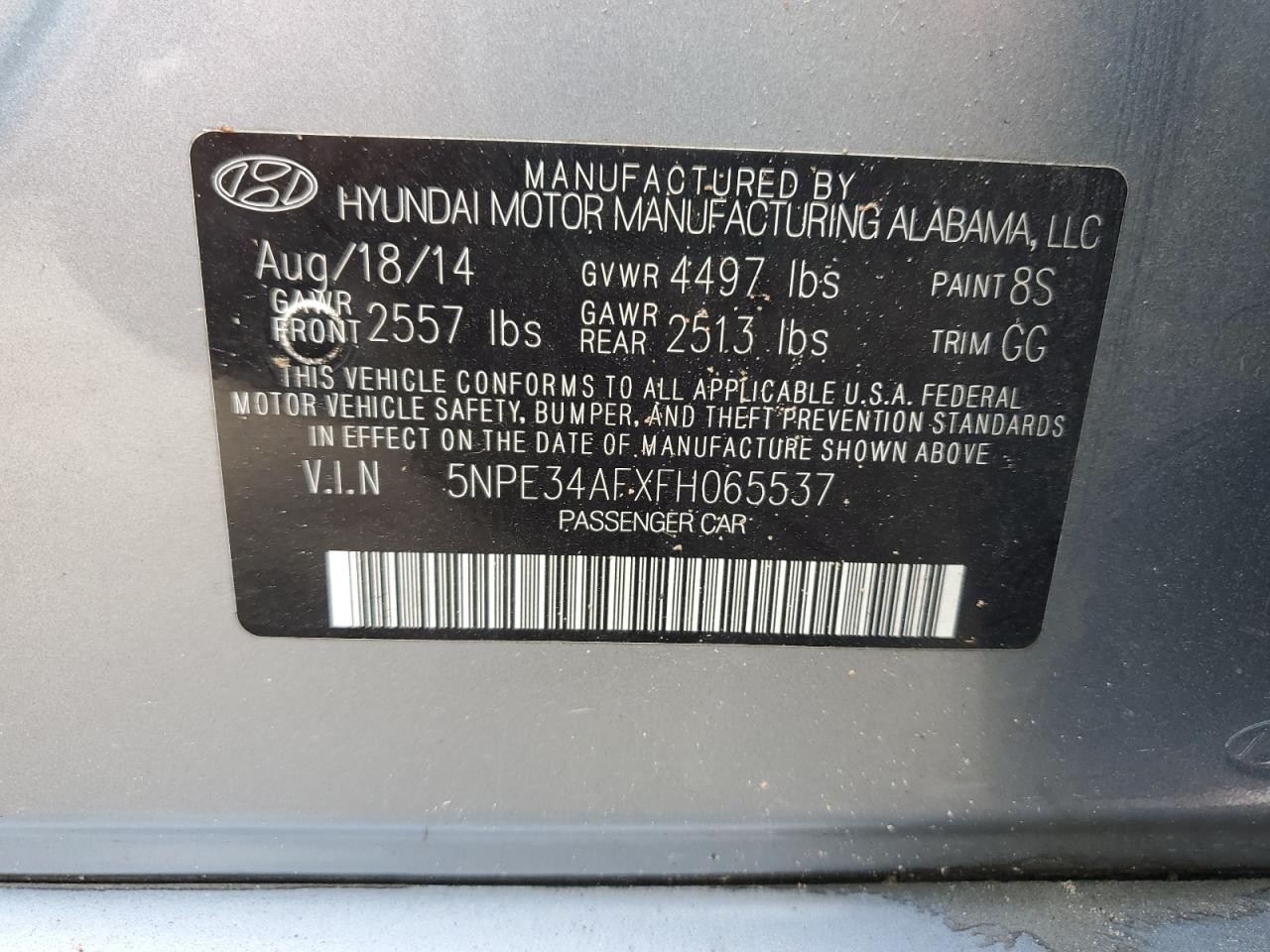 2015 Hyundai Sonata - Image 12