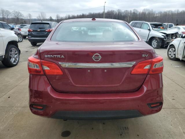  NISSAN SENTRA 2017 Burgundy