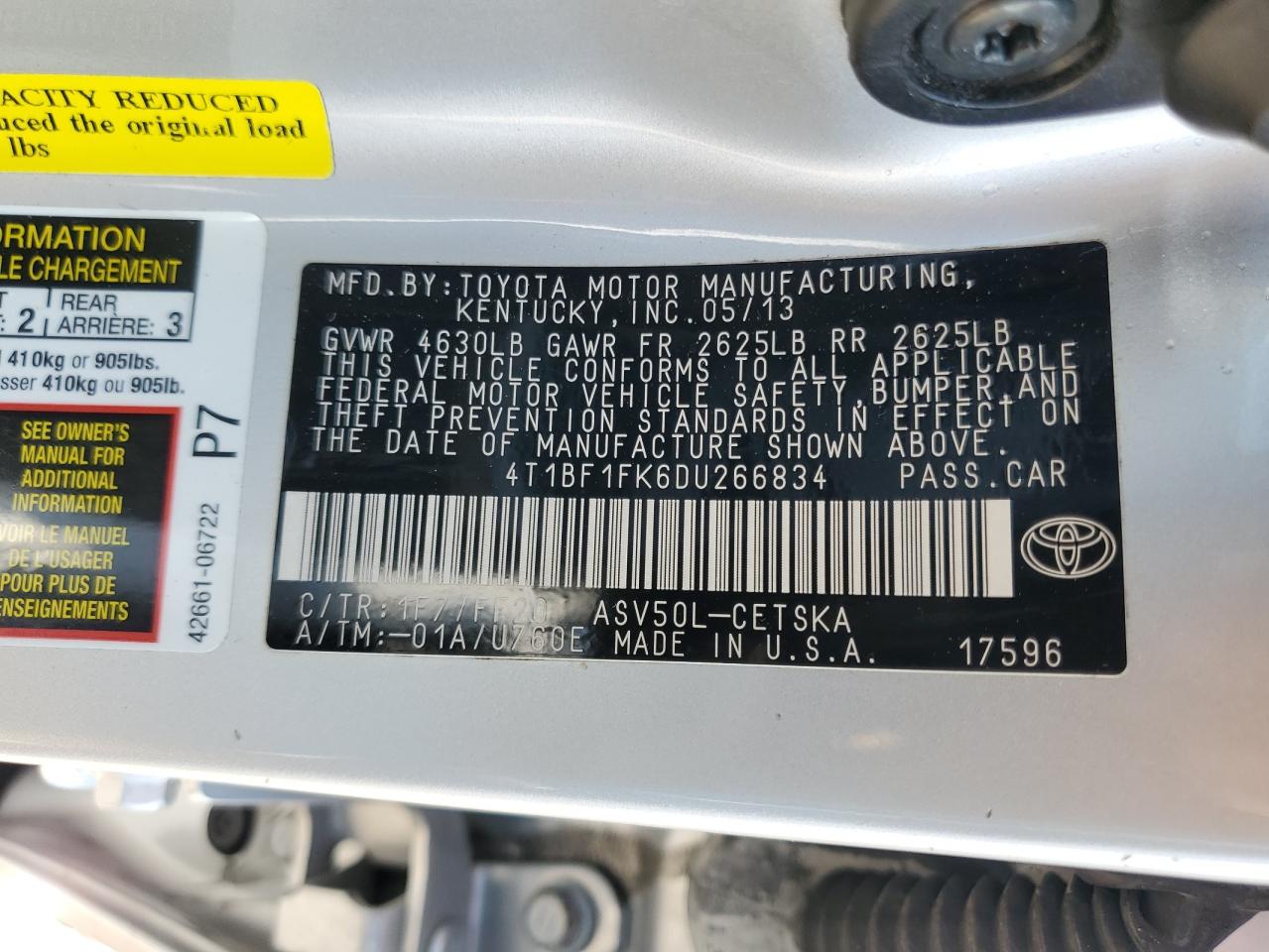 2013 Toyota Camry - Image 15