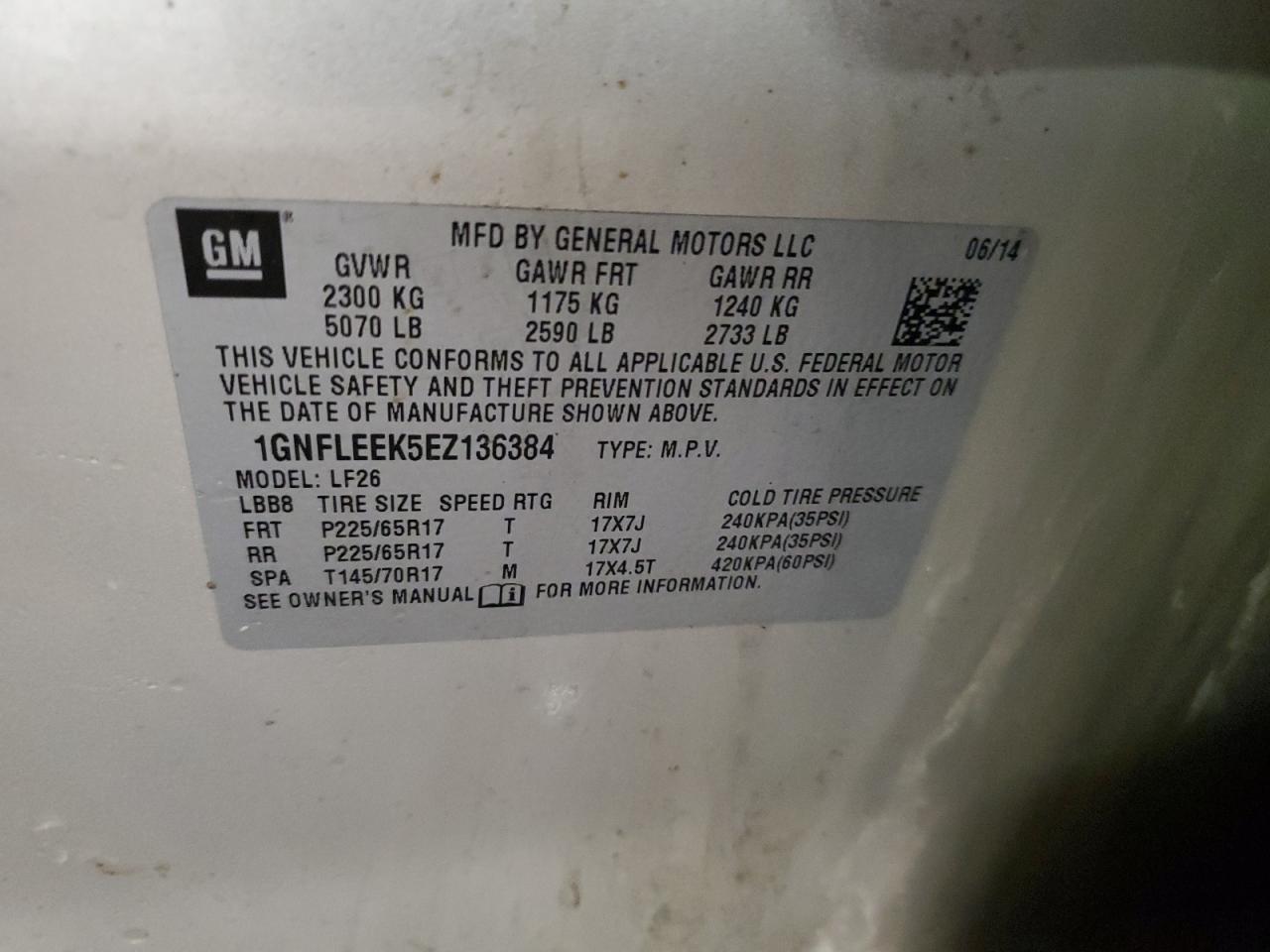 2014 Chevrolet Equinox - Image 13