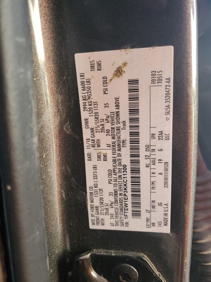 1FTEW1EP3KKC11300 FORD F-150 2019