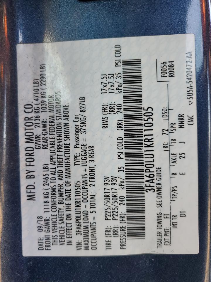 2019 Ford Fusion - Image 13