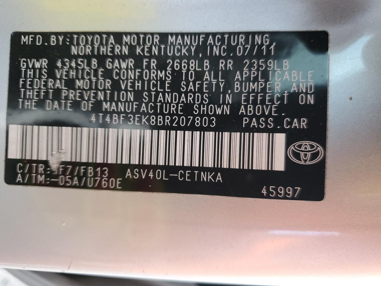 2011 Toyota Camry - Image 15