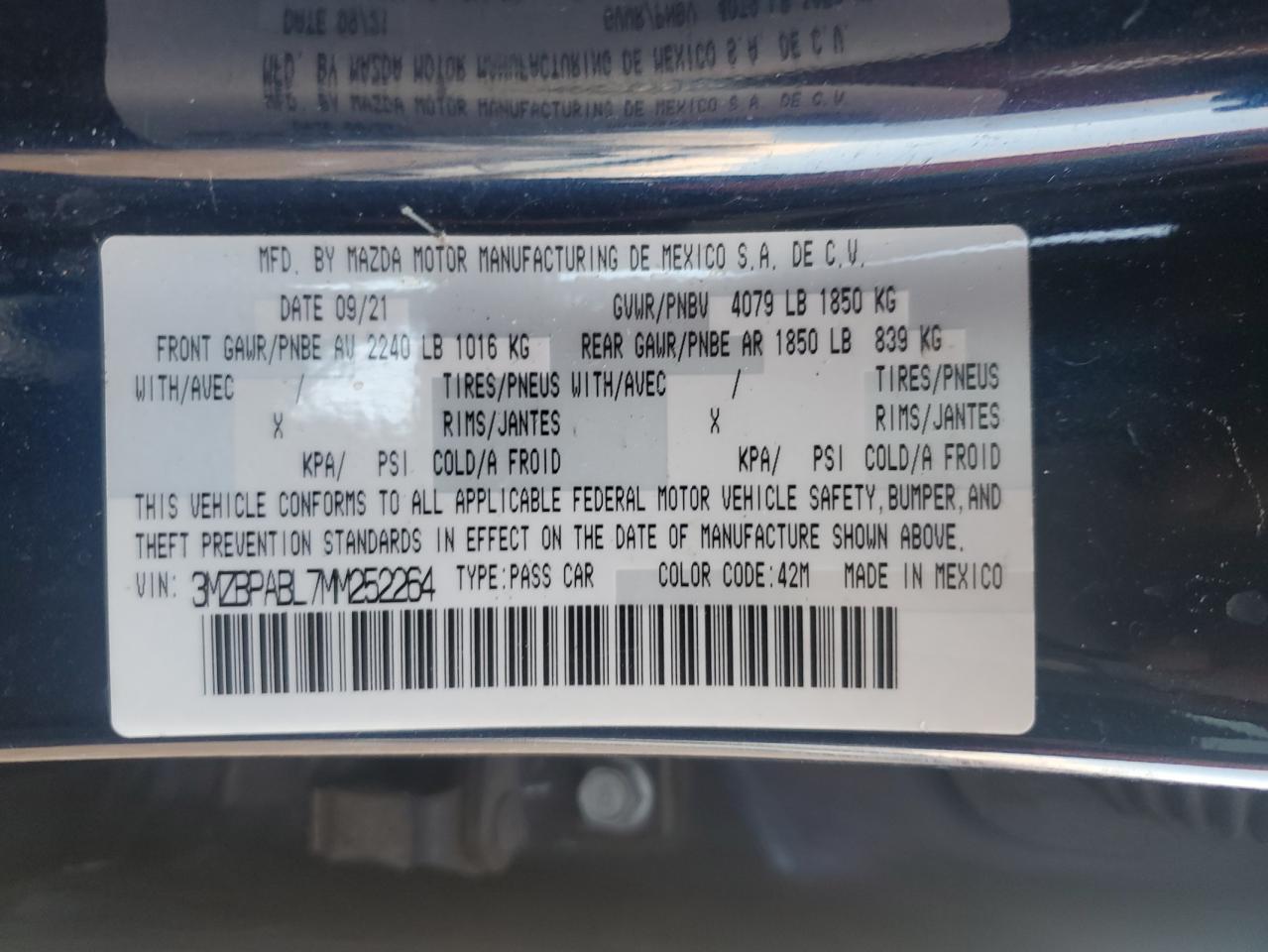 2021 Mazda 3 - Image 14