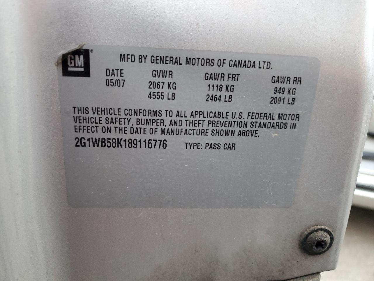 2008 Chevrolet Impala - Image 12
