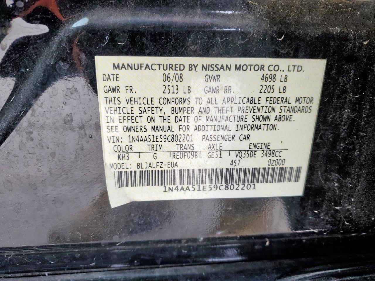 2009 Nissan Maxima - Image 12