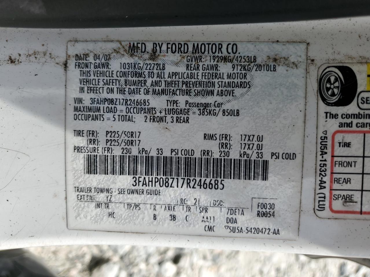 2007 Ford Fusion - Image 12