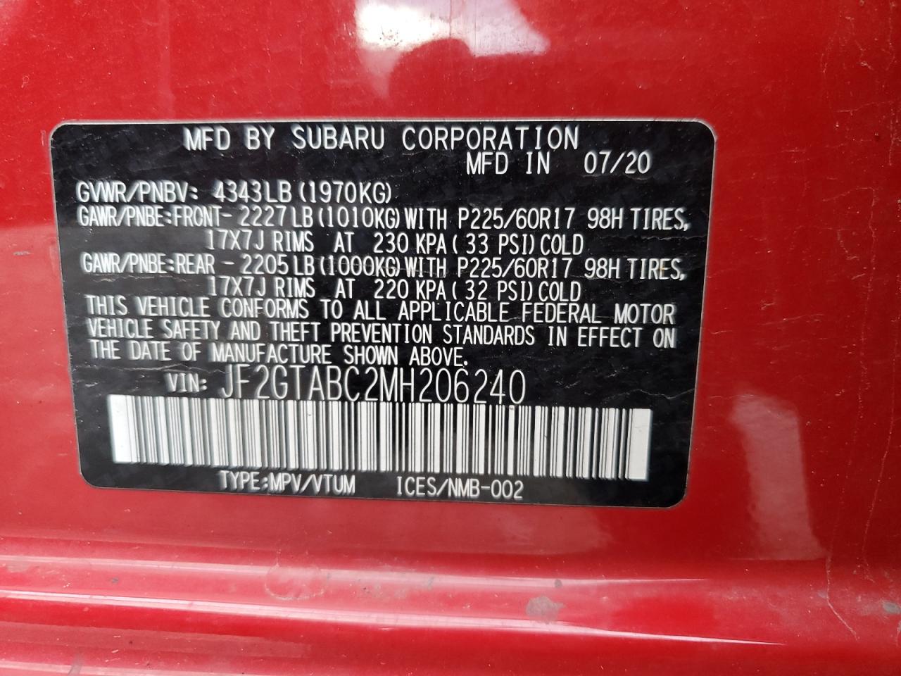 2021 Subaru XV - Image 13