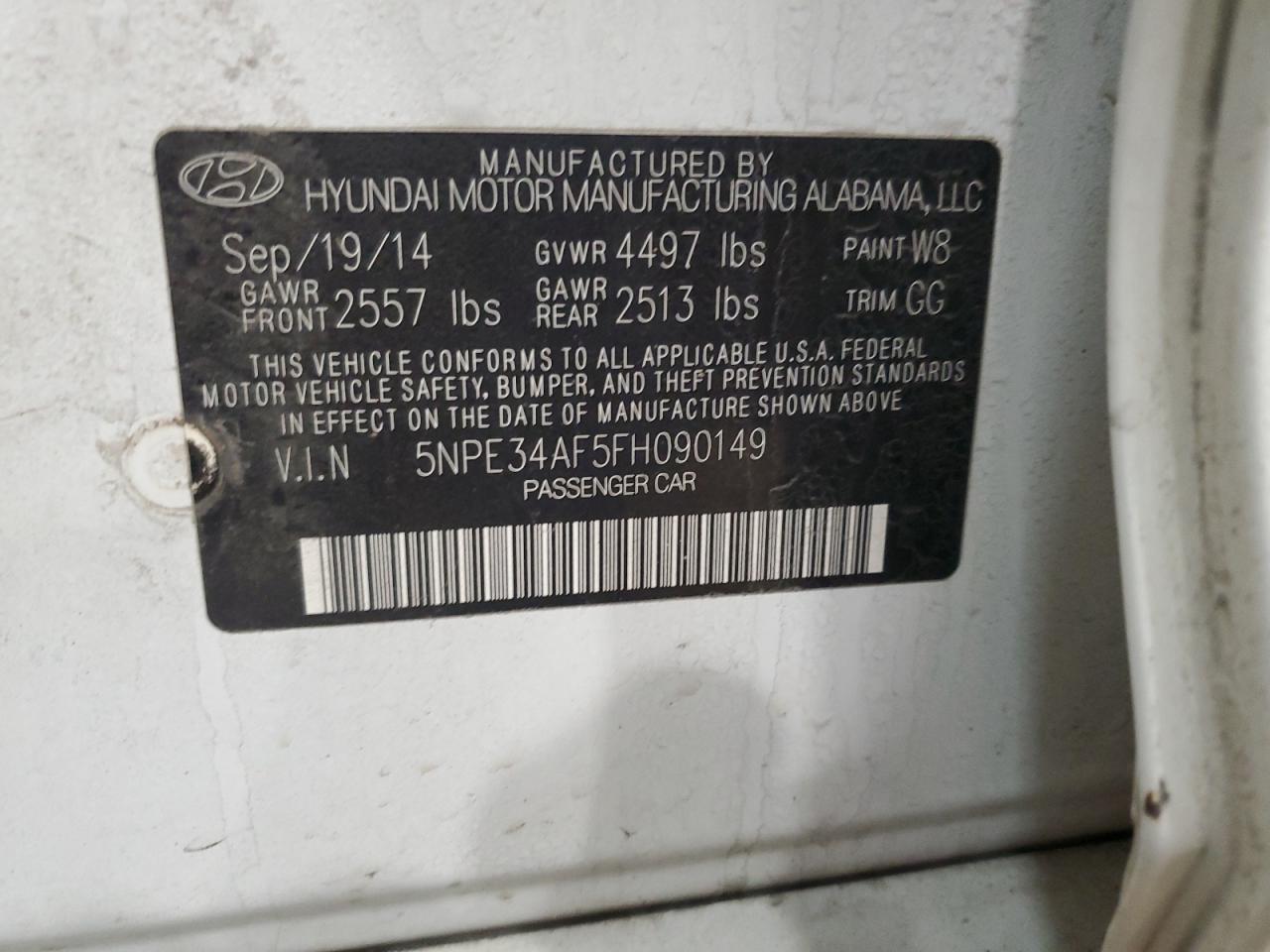 2015 Hyundai Sonata - Image 14