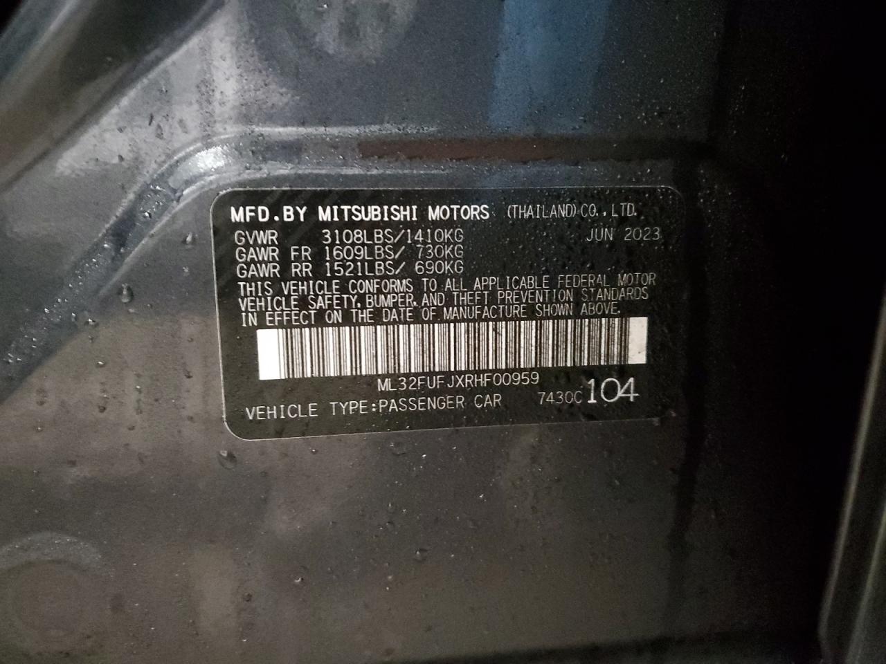 2024 Mitsubishi Mirage - Image 15
