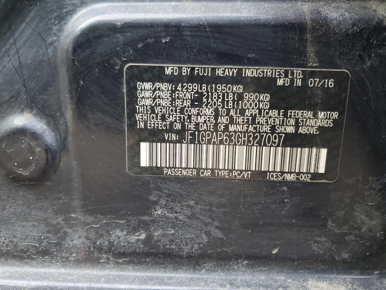 2016 Subaru Impreza - Image 13