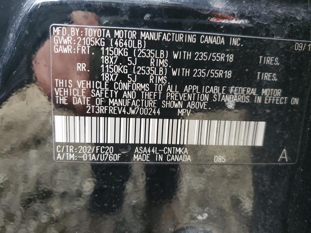 2018 Toyota RAV 4 - Image 13