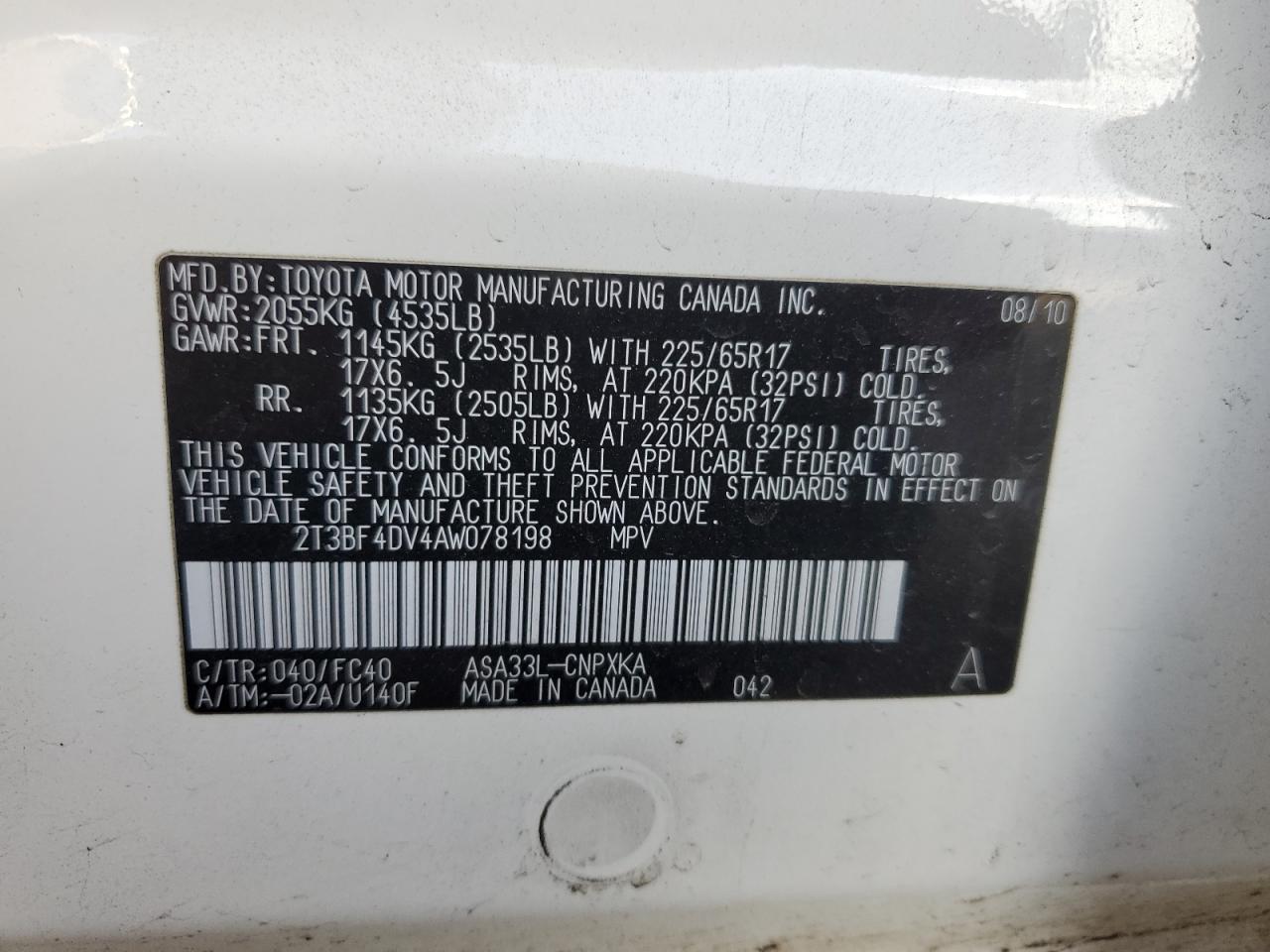2010 Toyota RAV 4 - Image 15