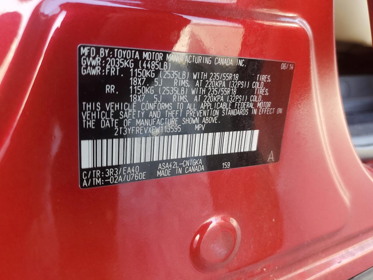2014 Toyota RAV 4 - Image 13