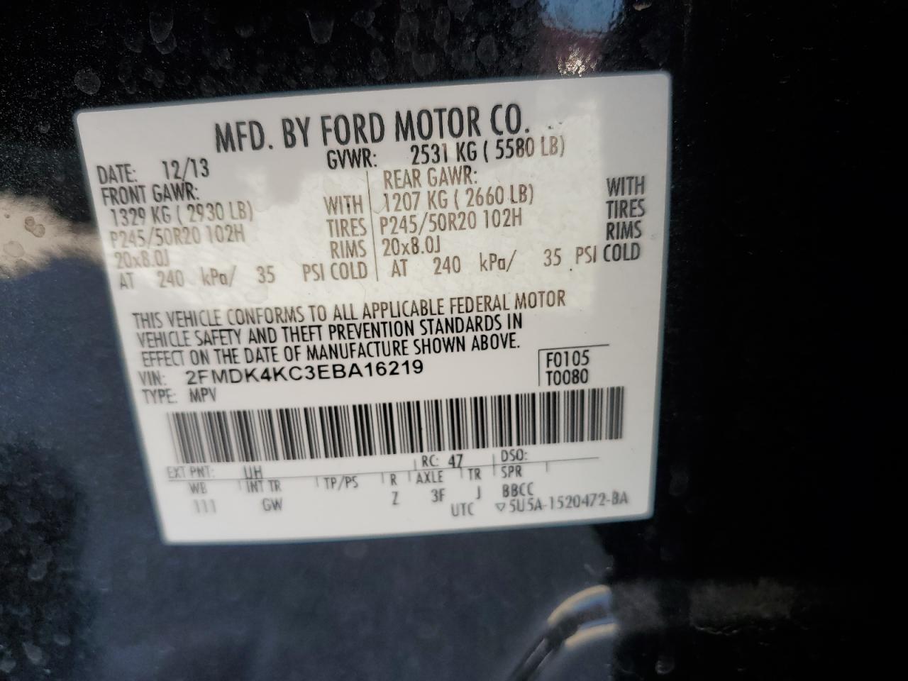 2014 Ford Edge - Image 14