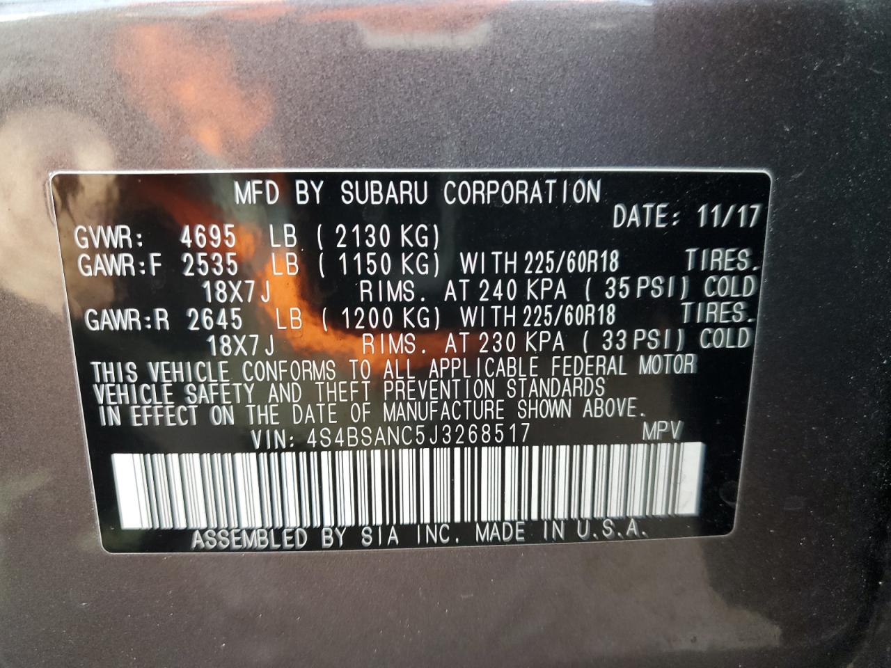 2018 Subaru Outback - Image 13