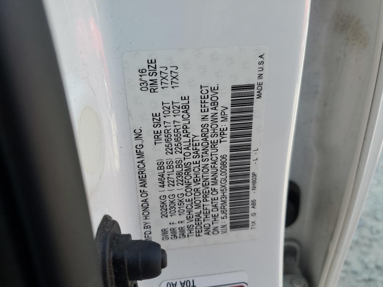 2016 Honda CR-V - Image 13