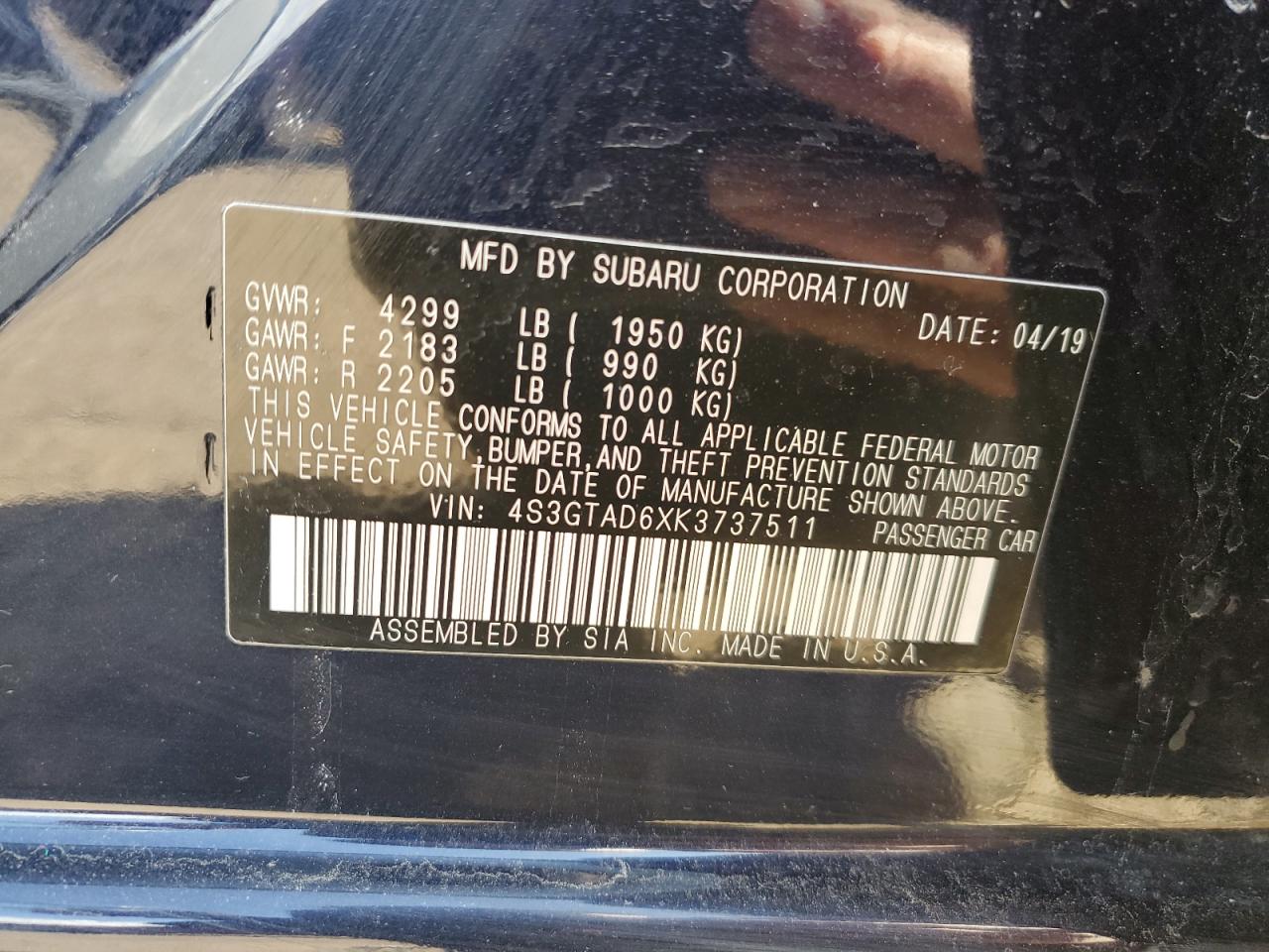 2019 Subaru Impreza - Image 13