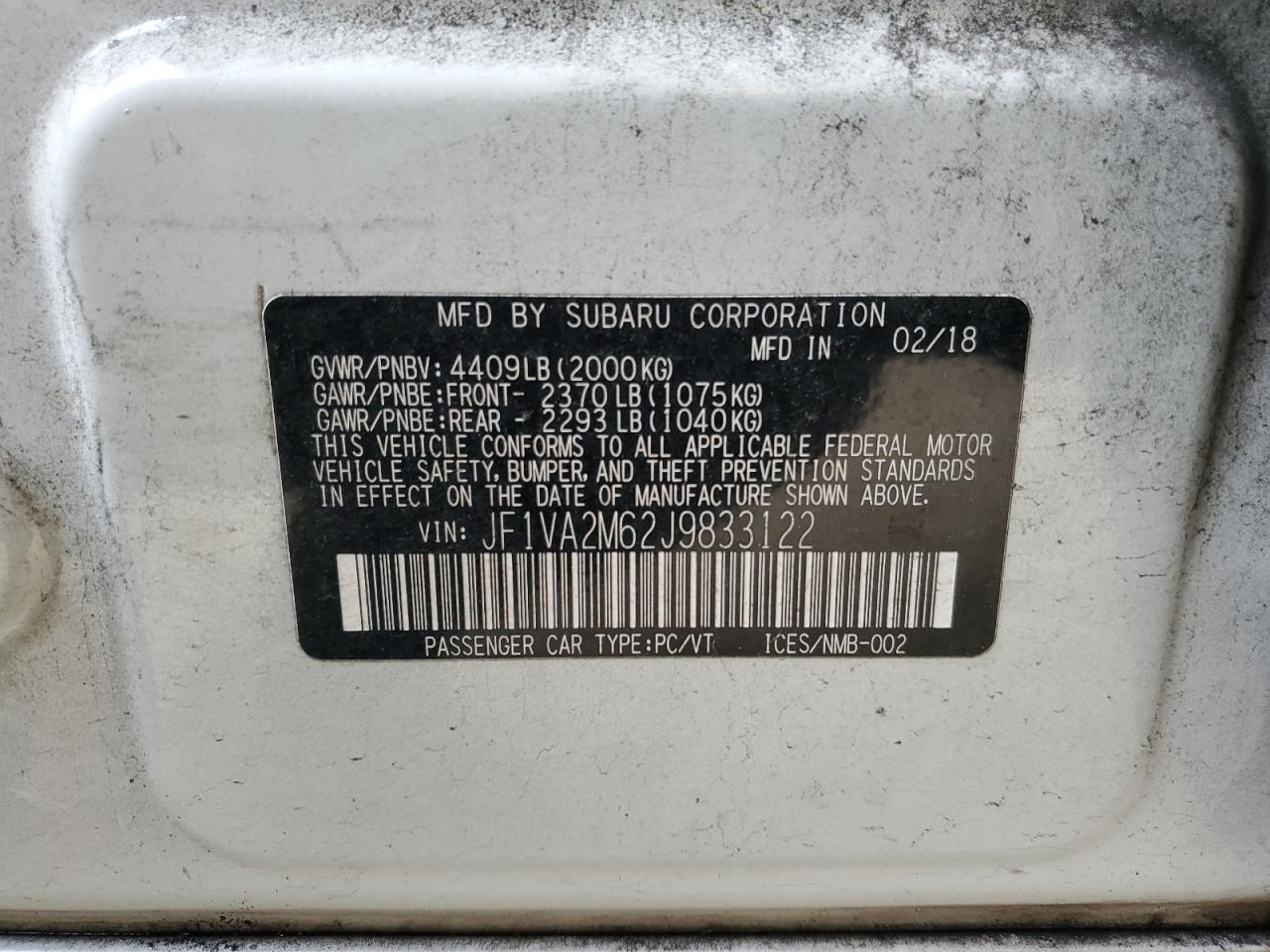 2018 Subaru WRX - Image 12