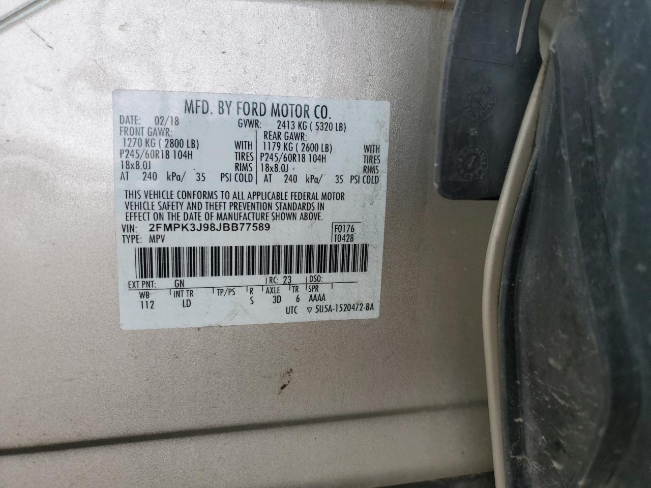 2018 Ford Edge - Image 13