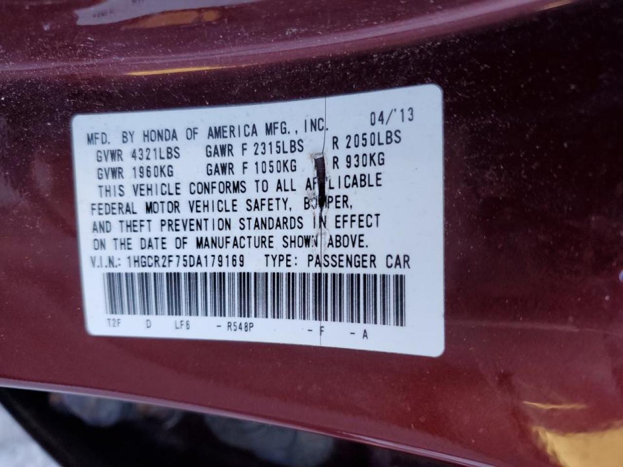 2013 Honda Accord - Image 12