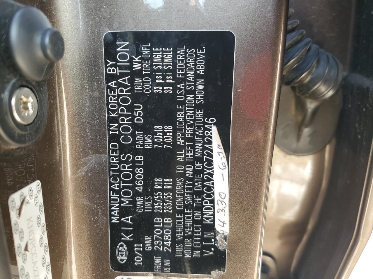 2012 Kia Sportage - Image 16