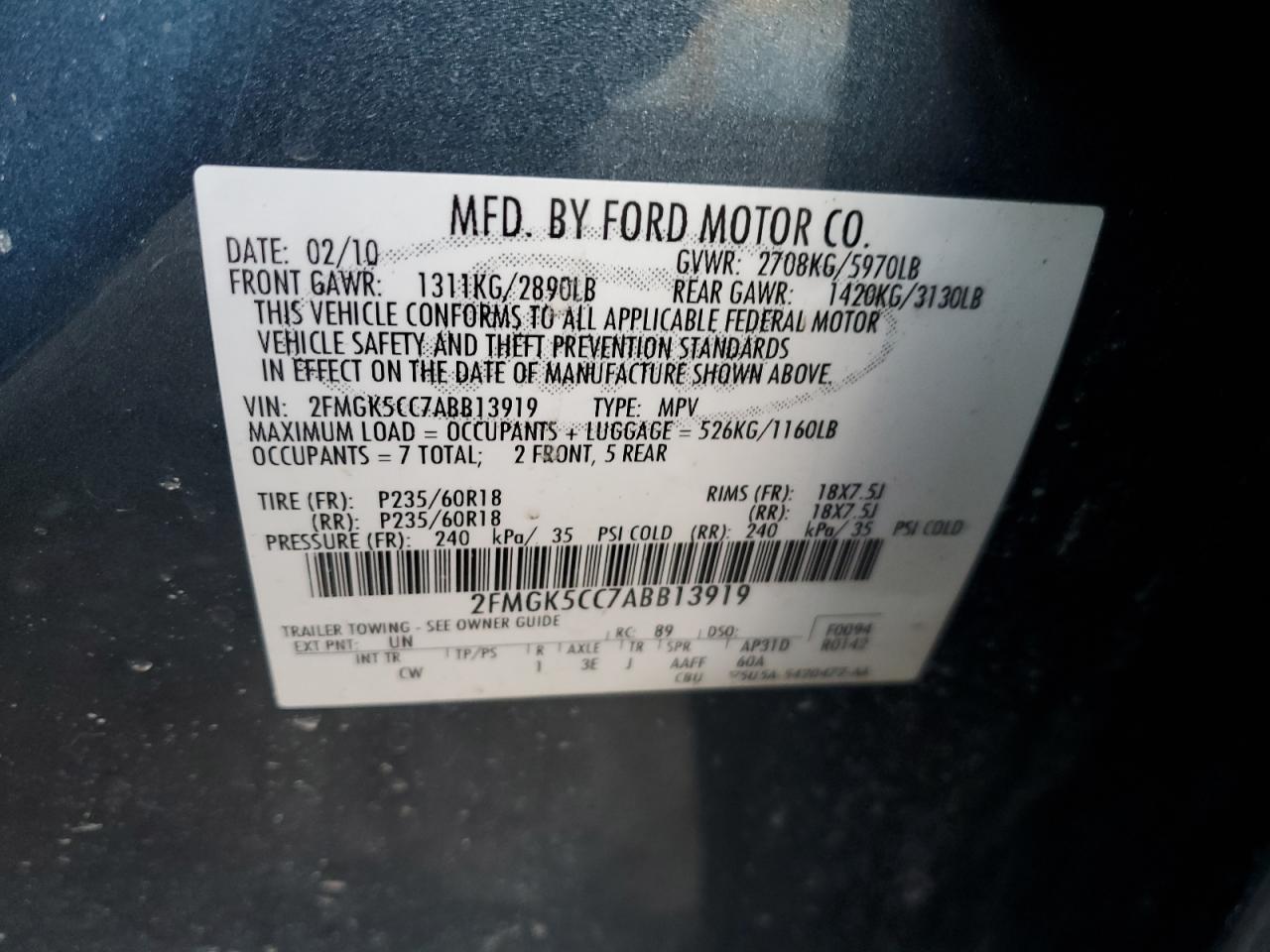 2010 Ford Flex - Image 13
