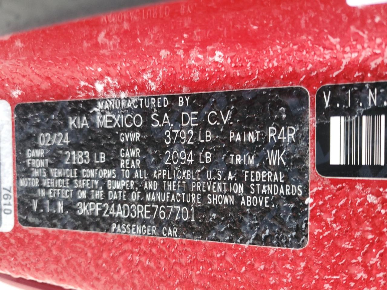 2024 Kia Forte - Image 13