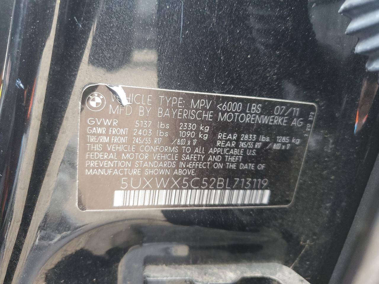 2011 BMW X3 - Image 13